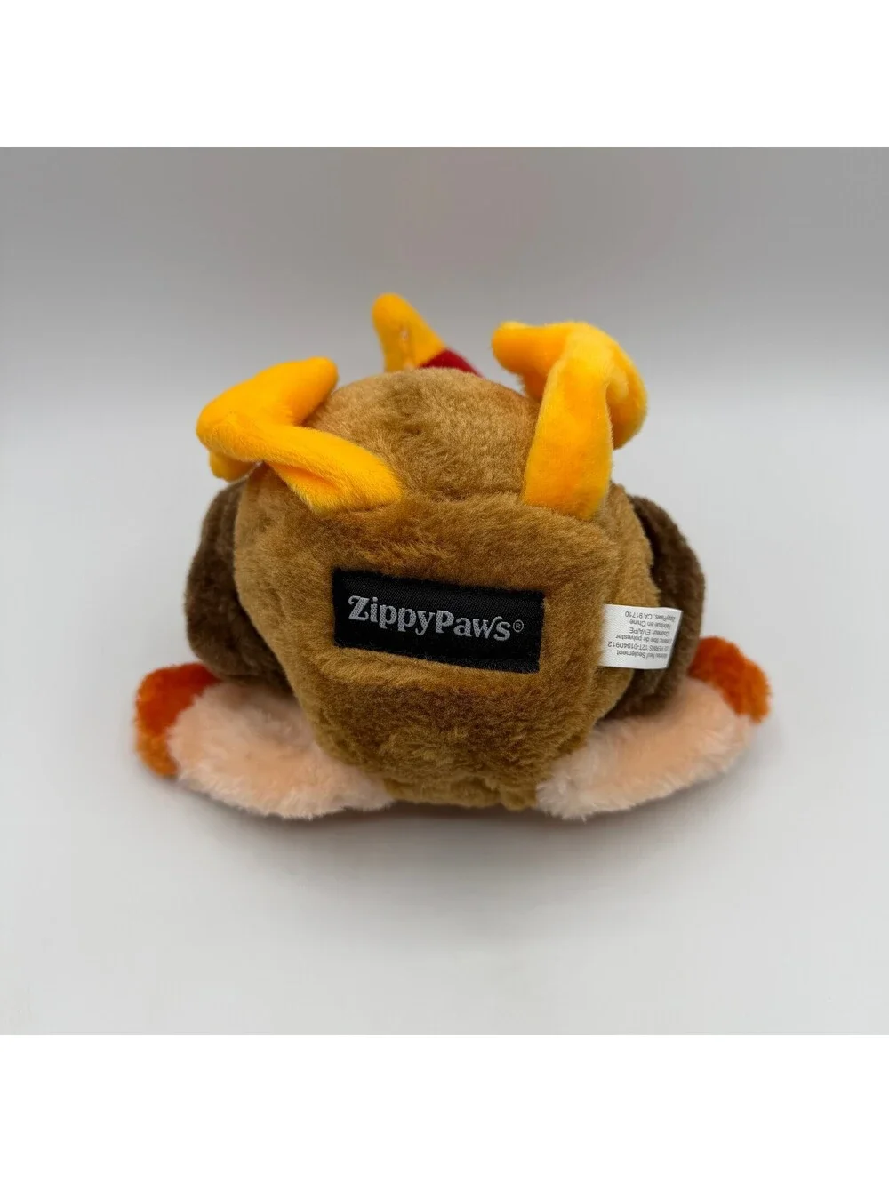 ZippyPaws Tucker the Turkey Plush Squeaky Dog Toy Thanksgiving Holiday ZP973
